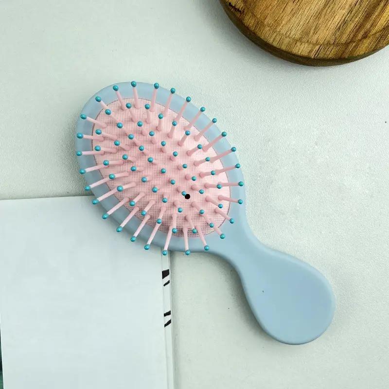 Portable Air Cushion Comb, Cute Mini Massage Comb, Hair Care & Styling Tool For Women & Girls