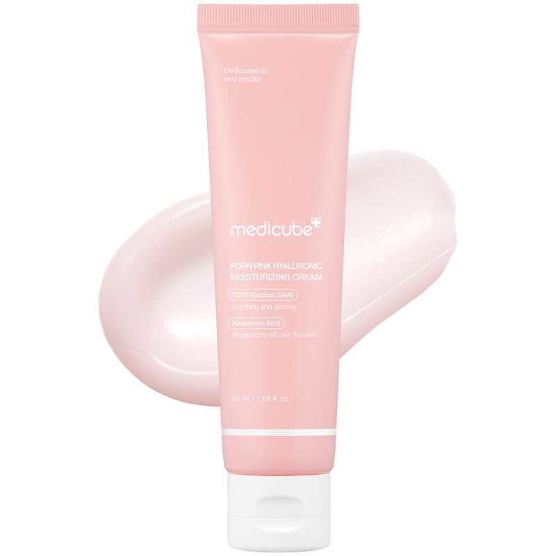 [Official Shop] PDRN Pink Hyaluronic Moisturizing CreamㅣPink Soothing CreamㅣSalmon Sperm, Salmon PDRN, Hydrating, Moisturizing, Firming, Uneven Skin Tone, Pore Care, Korean Skincare, Vegan Option