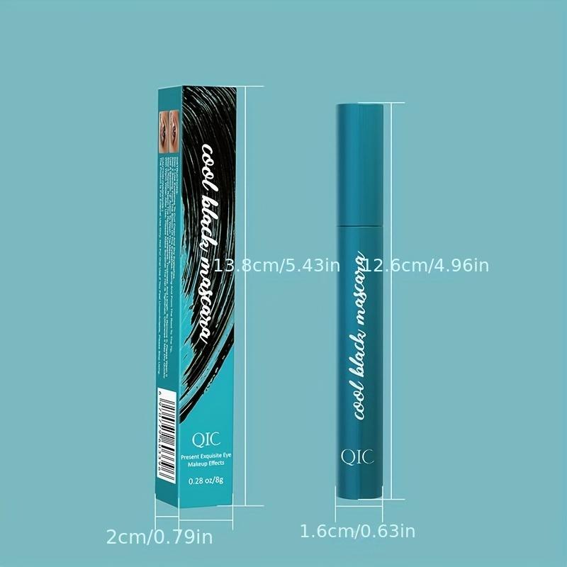 Waterproof Mascara, 1 Count Non-smudge Mascara, Eye Lashes Lengthening Volumizing Mascara Stick, Professional Eye Enhancement Makeup Products