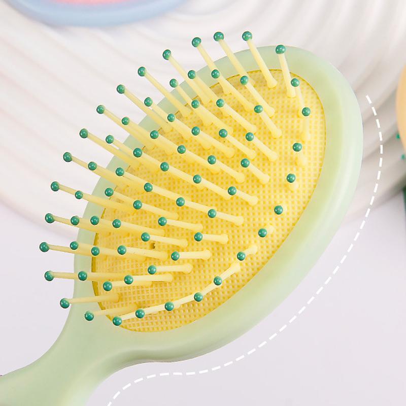 Portable Air Cushion Comb, Cute Mini Massage Comb, Hair Care & Styling Tool For Women & Girls