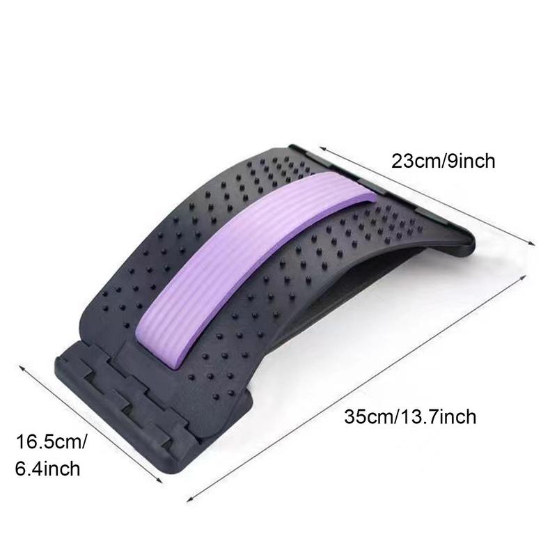 Adjustable Back Massager, Back Stretcher, Back Massage Board, Fitness Equipment Accessories for Home Gym