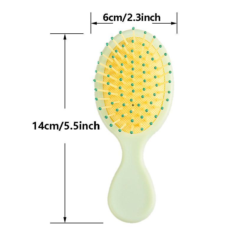 Portable Air Cushion Comb, Cute Mini Massage Comb, Hair Care & Styling Tool For Women & Girls