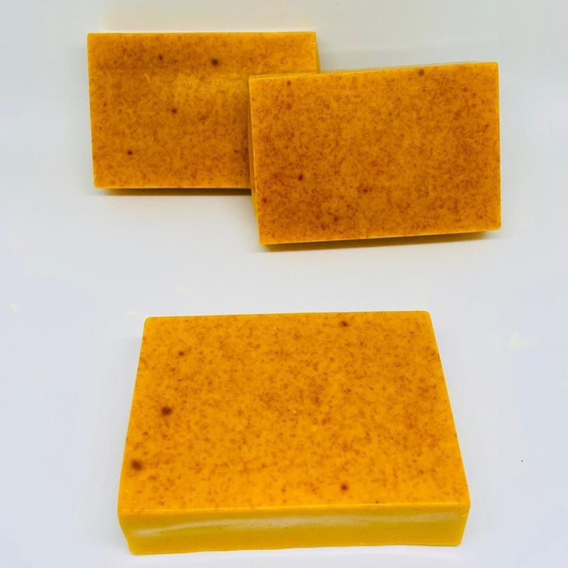 3PCS Lemon Turmeric Kojic Acid Soap Lemon Kojic Acid Soap Bar Turmeric Soap Bar Kojic Acid Soap for Face turmeric  soap