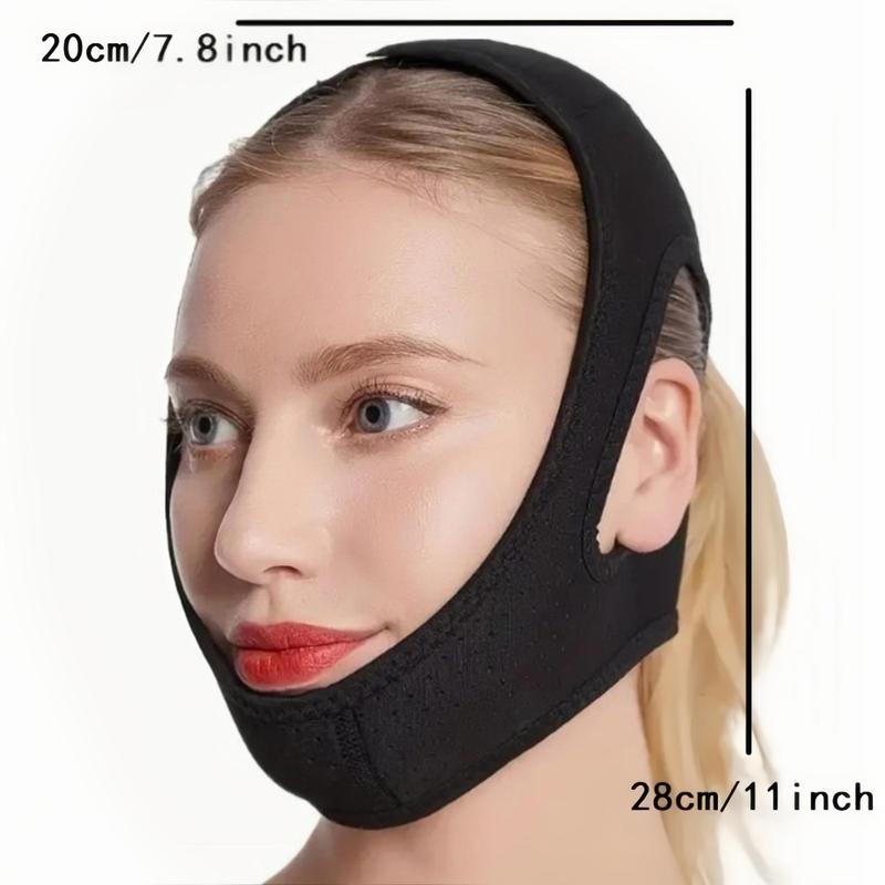 Adjustable Anti Snoring Chin Strap, Effective Chin Strap for CPAP Users, Suitable for Snoring, Anti Snoring Device, Can Prevent Men and Women from Snoring, Christmas Gift