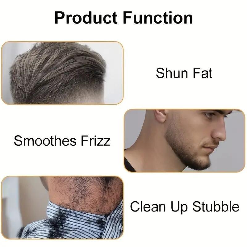 Electric Hair Clipper for Men, 1 Set Professional Hair Cutting Machine with Limited Comb & Charging Cable & Cleaning Brush & Lubrication Oil