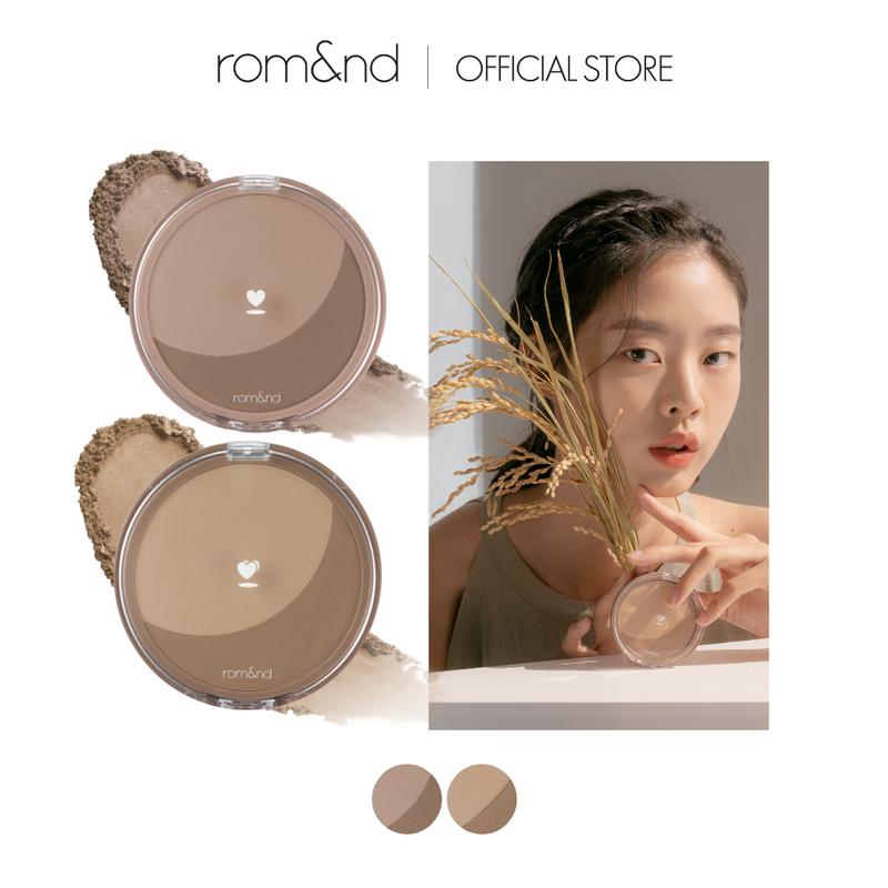 [rom&nd Official Shop] rom&nd Better Than Shape 50g, Warm Cool Tone Shade, Natural Glow Finish, Lightweight Bronzer Matte