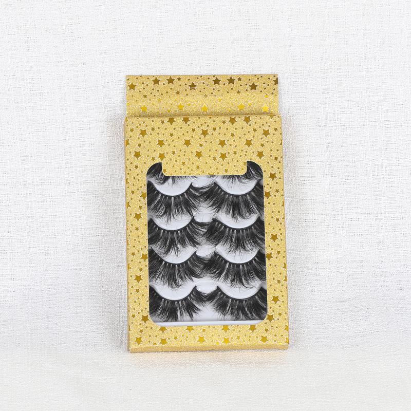 False Eyelashes Faux 3D Mink Lashes Natural Look Fluffy Cat Eye Wispy Lashes