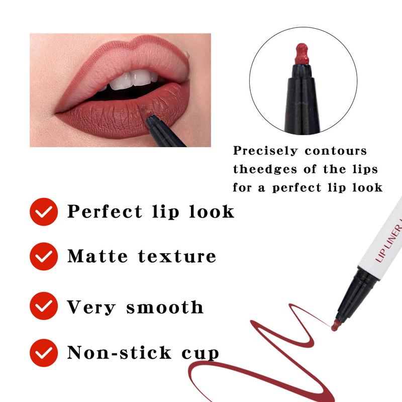 [Cool Story]Smudgeproof Liquid Lip Liner Longwear for Perfectly Defined Lips