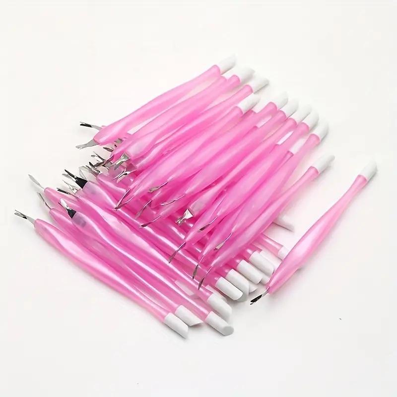 6pcs set Double-ended 2 In 1 Practical Dead Skin Remover And Nail Art Tool, Professional Manicure Tool For Professional Salon & Home Use