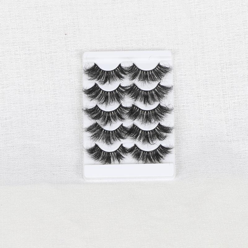 False Eyelashes Faux 3D Mink Lashes Natural Look Fluffy Cat Eye Wispy Lashes