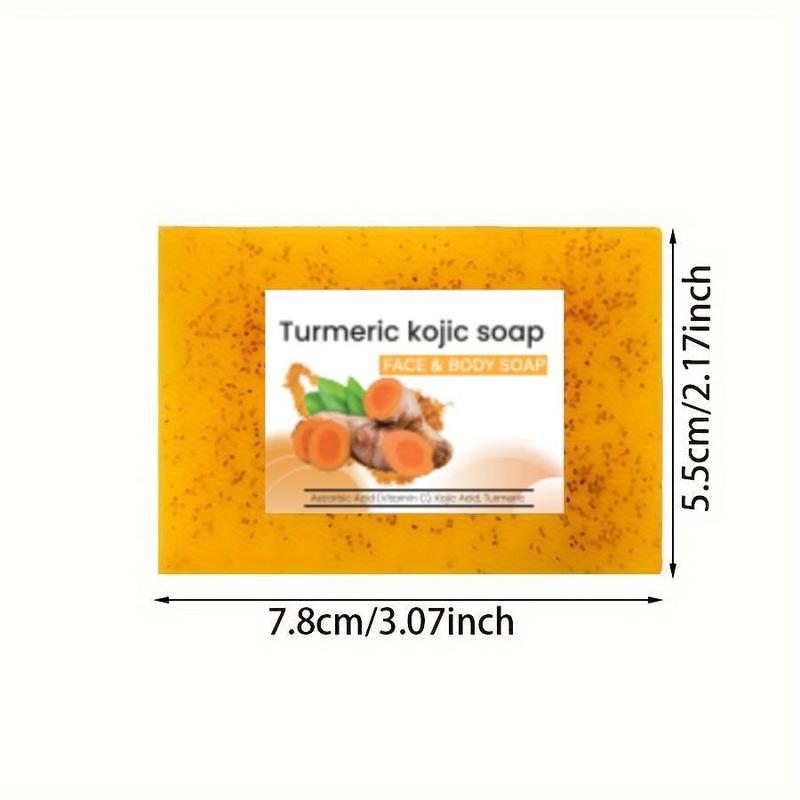 Turmeric Lemon Soap, 10pcs set Deep Cleansing Skin Soap, Moisturizing Skin Care Soap for All Skin Types, Travel Essentials