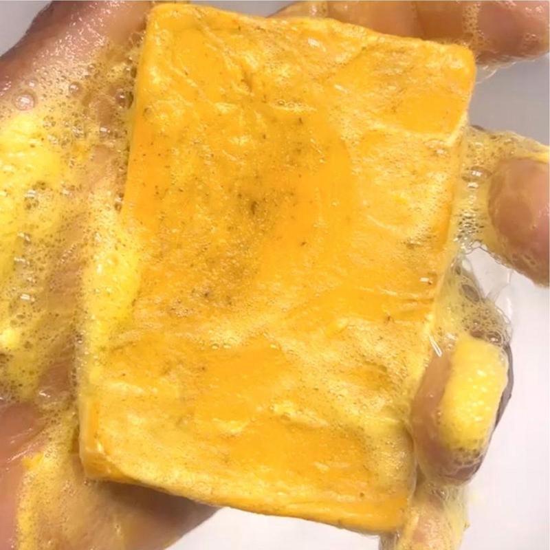 Turmeric Soap,Deep cleansing Soap,Moisturizing Soap For Face & Body,Body wash & Soap For Women & Men jabon curcuma Body Care Comfort Skin Care Skin Repair Cleanser Moisture