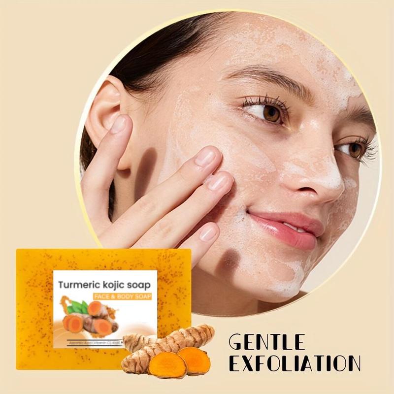 Turmeric Lemon Soap, 10pcs set Deep Cleansing Skin Soap, Moisturizing Skin Care Soap for All Skin Types, Travel Essentials