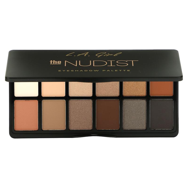 L.A. Girl Eyeshadow Palette, GES418 The Nudist, 0.42 oz (12 g)