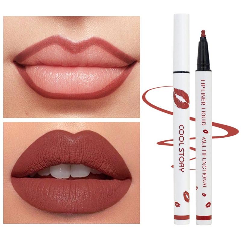 [Cool Story]Smudgeproof Liquid Lip Liner Longwear for Perfectly Defined Lips