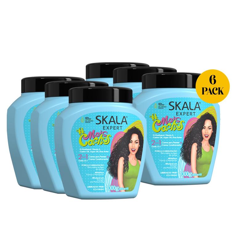 Skala Expert Mais Cachos 35.2 oz – Brazilian Curly Hair Treatment (6-Pack)  Haircare