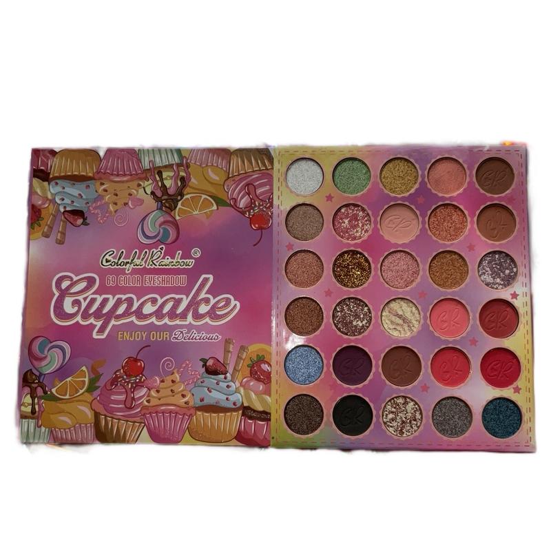 Rainbow Cupcake Eyeshadow Palette - Makeup and Cosmetic trendy