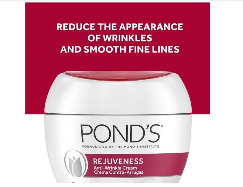 POND'S Anti-Wrinkle Face Cream Anti-Aging Face Moisturizer With Alpha Hydroxy Acid and Collagen 14.1 oz