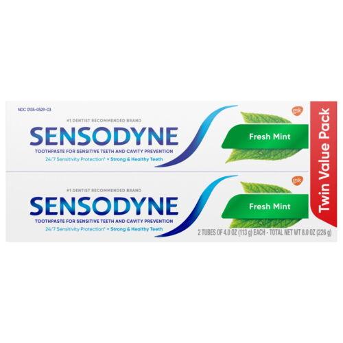 Cavity Prevention Sensitive Toothpaste, 4 oz, 2 Pack, Mint Flavor