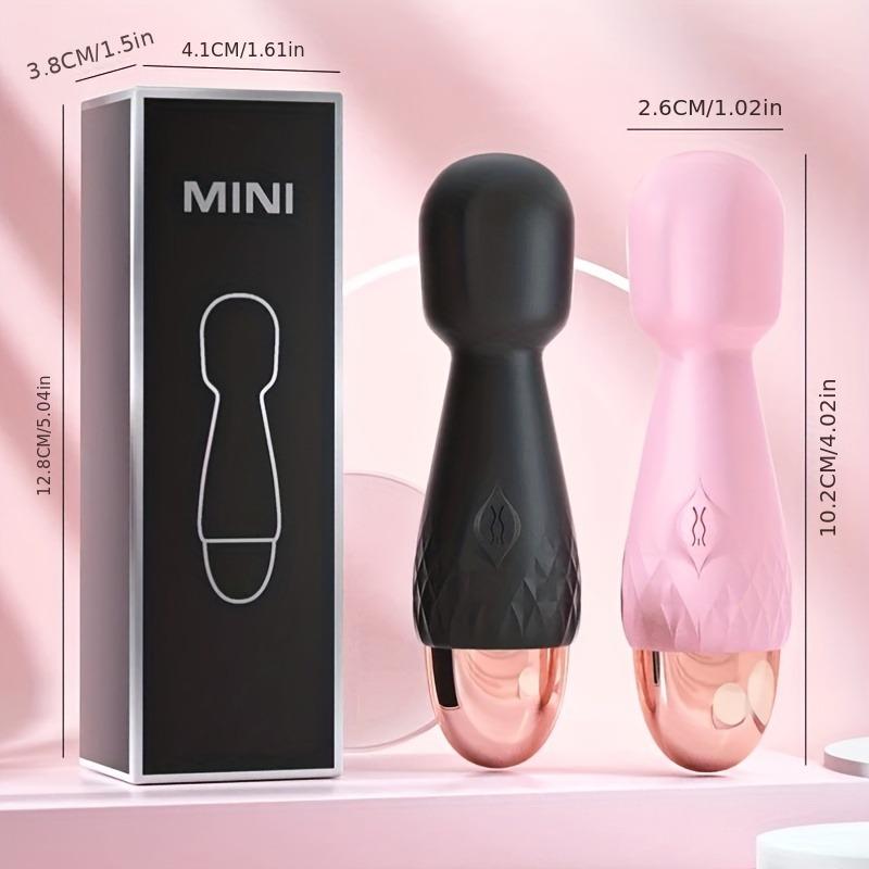 Rechargeable Mini Personal Massager - Powerful Multi Speed Vibration - Whisper Quiet - Waterproof - for Muscle Tension Relief in Neck, Back, Shoulders, Legs and Fee