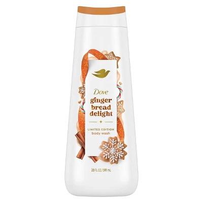 Dove Beauty Limited Edition Holiday Treat Body Wash - Gingerbread Delight - 20 fl oz Body Care Moisture Moisturizer Scent Comfort Skin Repair Skin Care Moisturize Hydrating