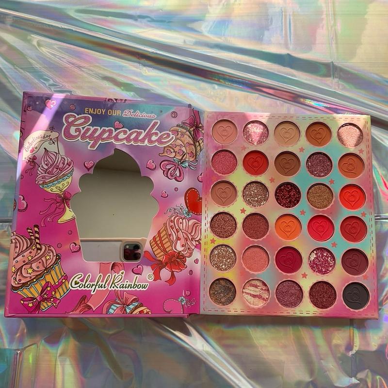 Rainbow Cupcake Eyeshadow Palette - Makeup and Cosmetic trendy