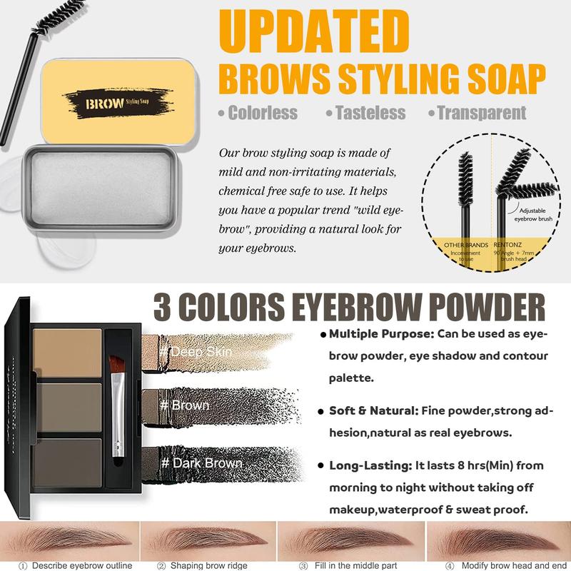 All in One Makeup Kit,Includes Naked Eyeshadow Palette,Liquid Foundation,Lipstick Set,Mascara,Makeup Brush,Makeup Sponge,Eyebrow Powder,Eyebrow Soap,Eyeliner , Primer,Contour Stick, Bag