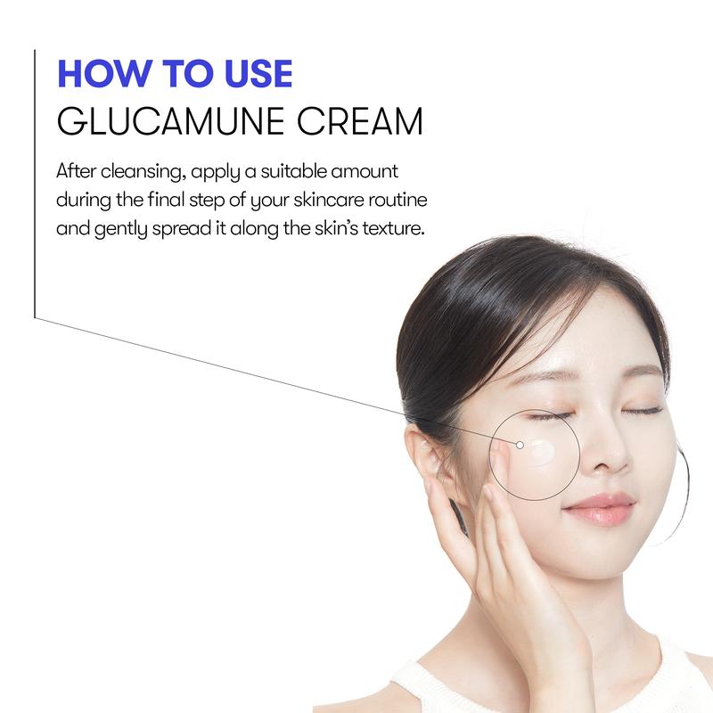 [Official VT Cosmetics] VT GLUCAMUNE CREAM, Moist & soothing essence with 57% Glucamune for dry and sensitive dehydrated skin pore perfection