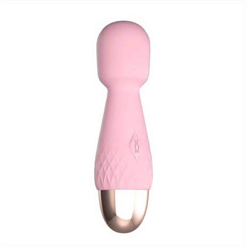 Rechargeable Mini Personal Massager - Powerful Multi Speed Vibration - Whisper Quiet - Waterproof - for Muscle Tension Relief in Neck, Back, Shoulders, Legs and Fee