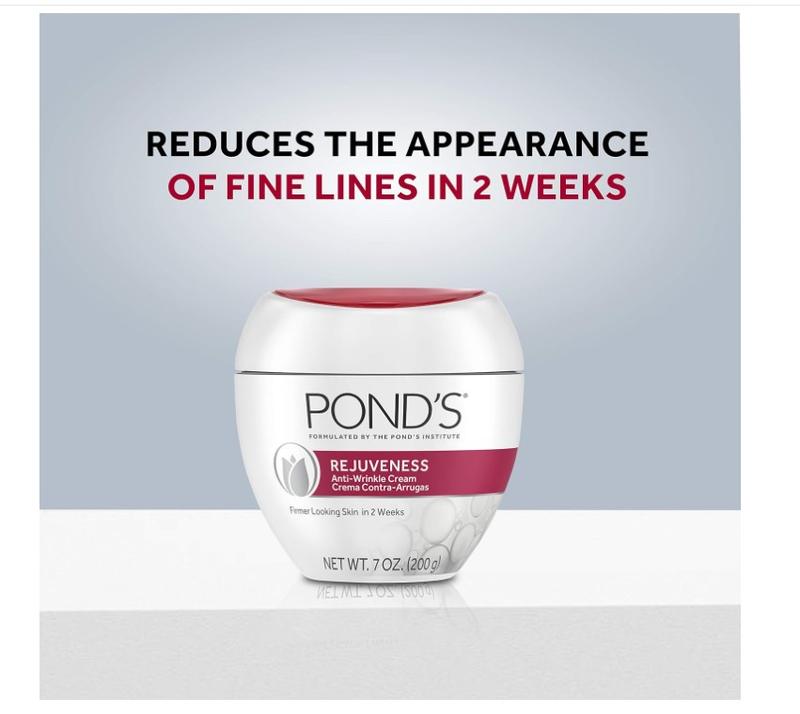 POND'S Anti-Wrinkle Face Cream Anti-Aging Face Moisturizer With Alpha Hydroxy Acid and Collagen 14.1 oz