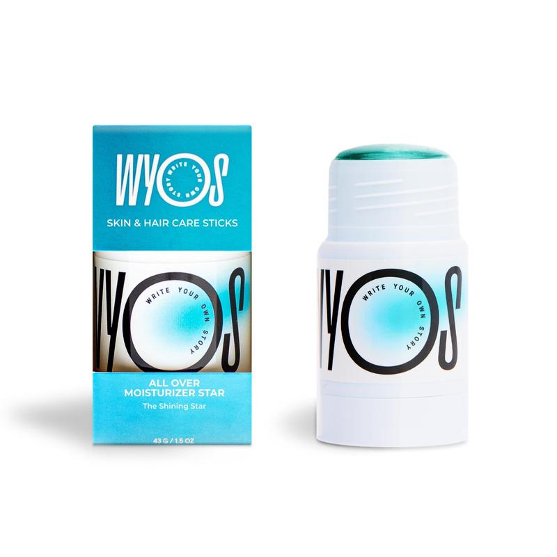 WYOS All Over Moisturizer Stick: Hydrating Stick for Face & Body, Non-Greasy Formula adds Glow and Shine, Travel-Friendly, Comfort and Skin Repair