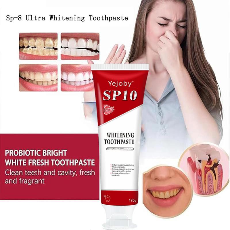 (New) 2024 Super Probiotic Sp-10 Toothpaste, Sp-10 Ultra Whitening Toothpaste, Sp 10 Toothpaste,Fresh Breath, Sp-10 Toothpaste 4.9 oz SP-8,SP-8 SP-6 SP-4 sp-8 sp-6 sp-4 sp8 sp6 sp4 SP-10