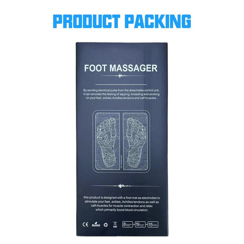 Summer Foot Massage Pad, Comfort Electric Foot Massager, USB Rechargeable Foot Massage Mat for Gift, Professional Foot Massage Tool for Home & Travel