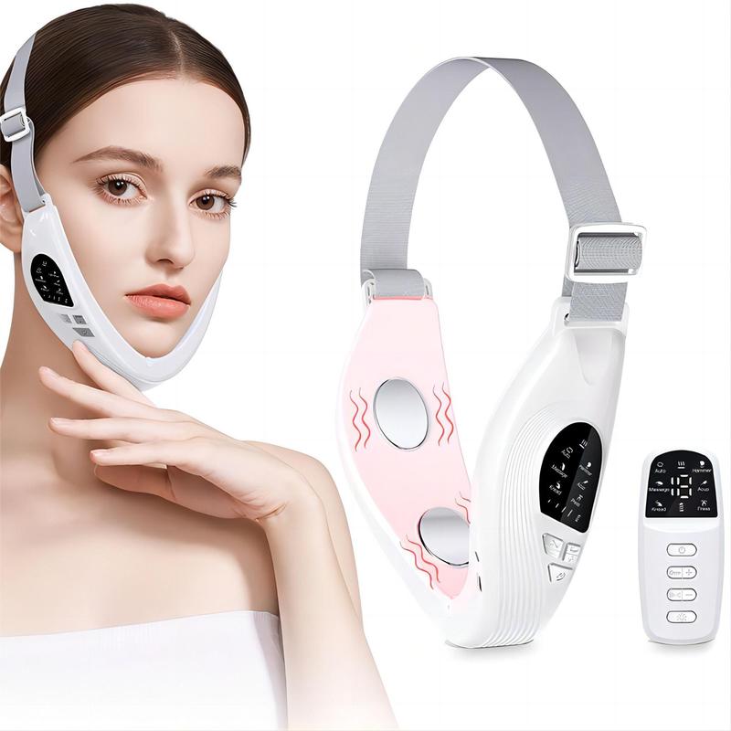 Electric V-face Massager, Facial Massage V Line Lifting Electric Face Slimming Tool, Multifunctional Facial Face Lifting Beauty Neck Lift Face Massager