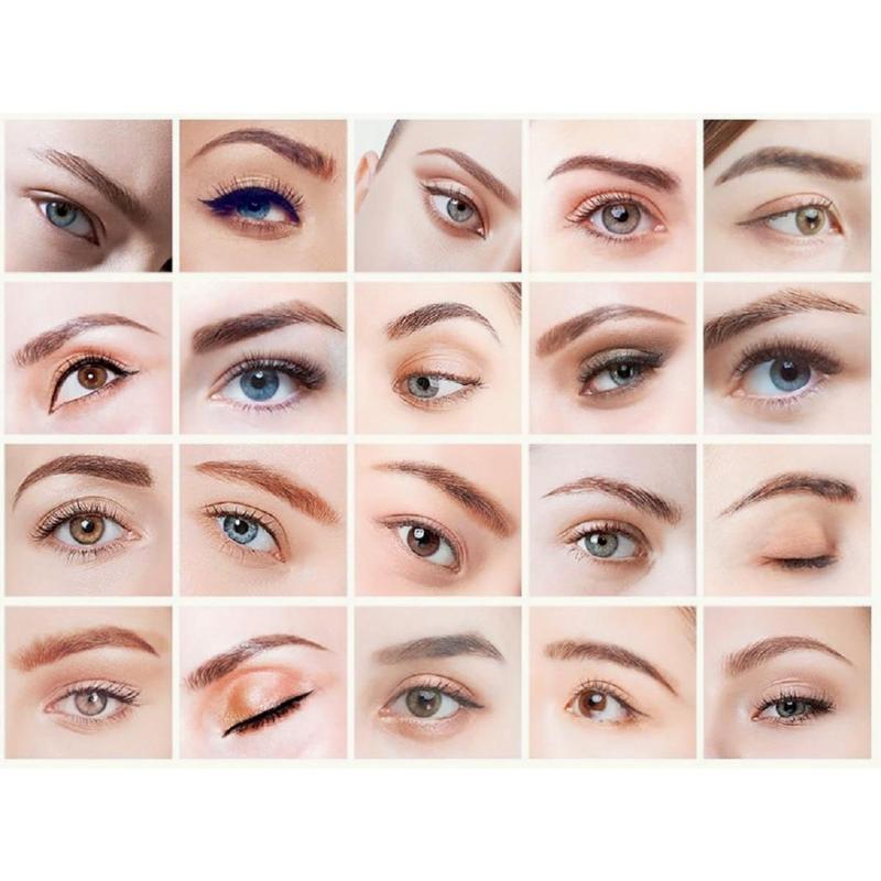 24 Fashionable Styles Eyebrow Stencil, Help Women in Drawing Eyebrows Reusable Eyebrow Template 3 Minutes Makeup Tools for Eyebrows