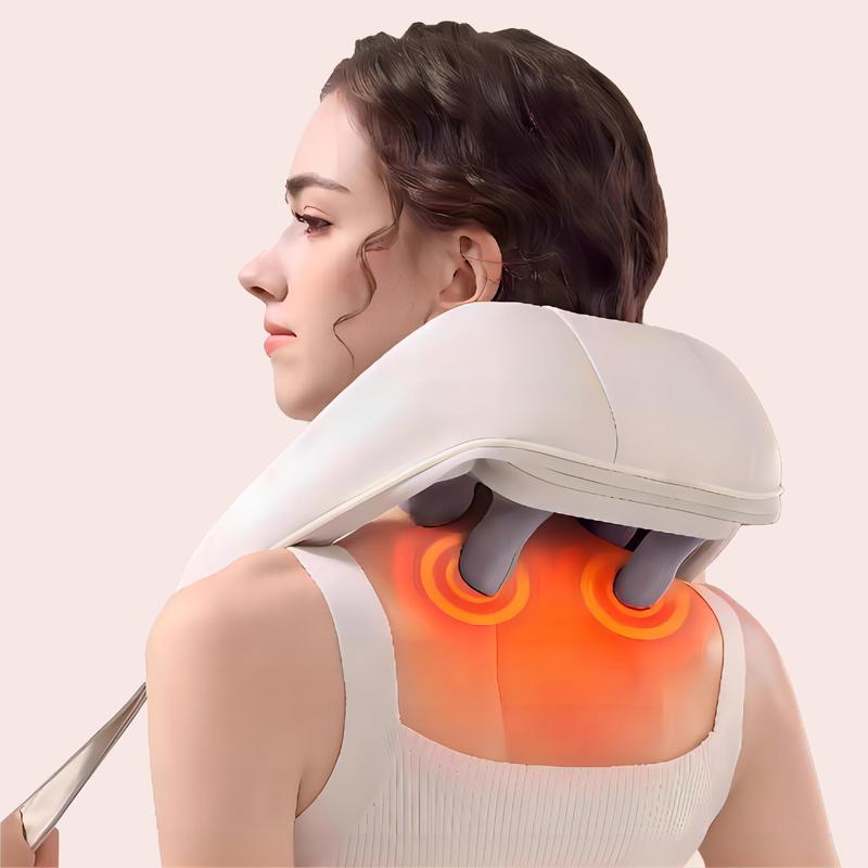 Electric Heat Neck Massage Shawl Shiatsu Kneading Cervical Spine Massager Car Home Back Shoulder Neck Trapezius Muscle Massager Comfort