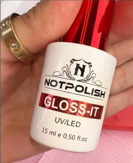 NOTPOLISH GLOSS IT GEL TOP COAT GLOSSY FINISH