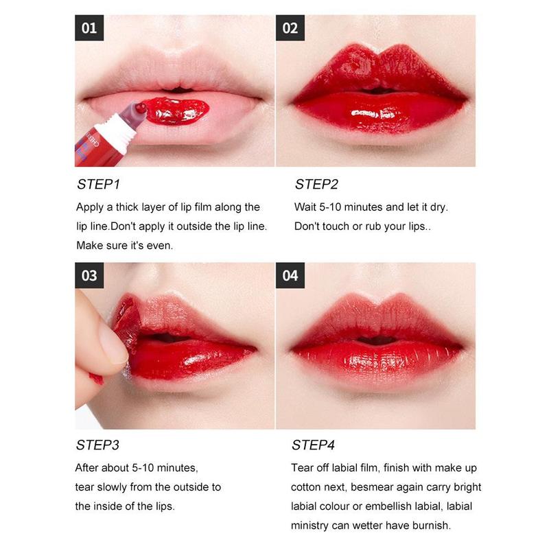 Long Lasting Lipstick, Waterproof Lip Gloss, Tear Off & Easy Coloring Lip Sticks for All Occasions Lip Makeup, Girls & Women Summer Lip Makeup Gifts