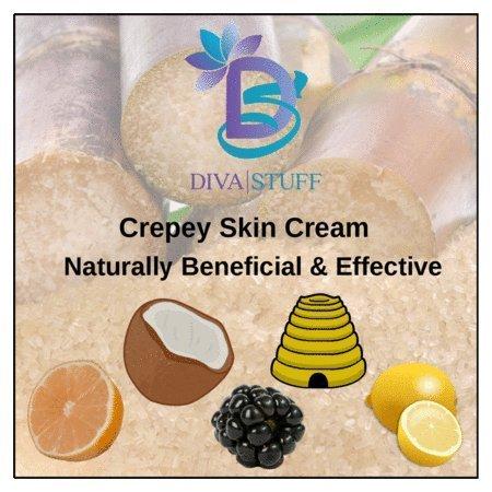 Extreme Crepey Skin Body & Face Cream With Hyaluronic Acid, Alpha Hydroxy and More (Vanilla) Body Care Lotions Moisturize Skin Repair Skincare Cosmetic Moisturizer