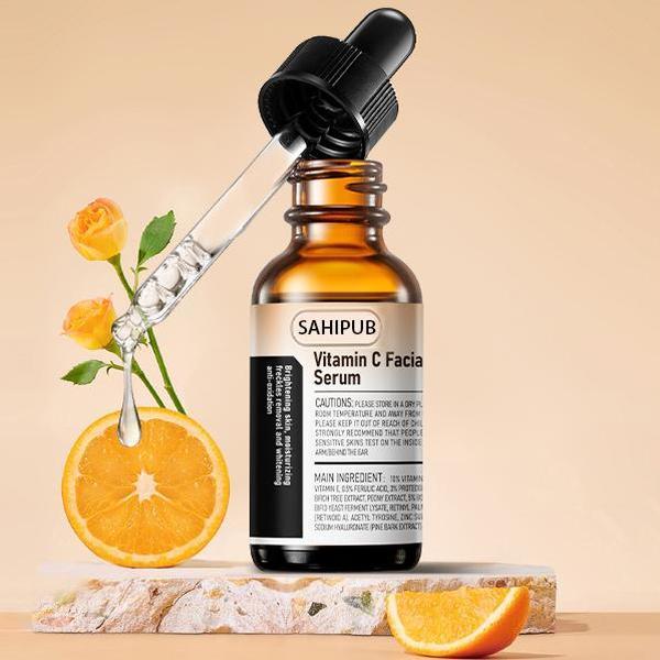 Sahipub Vitamin C Facial Serum Essence, 60ml Skincare Cleanser-B3 Gentle Acne Comfort Skin Repair Comfort Skin Repair