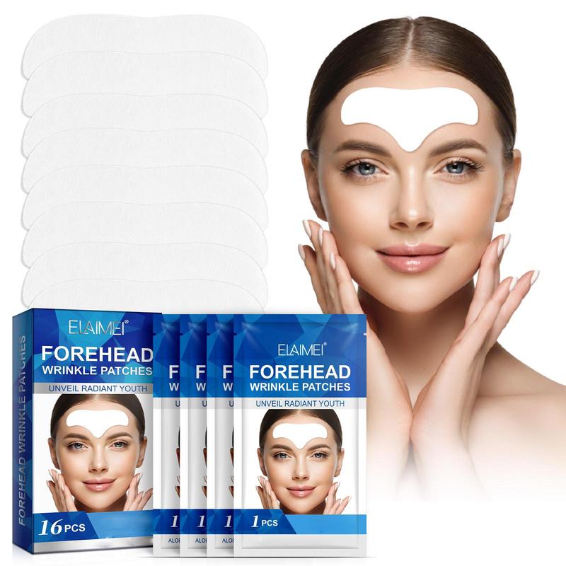 ELAIMEI Forehead & Between the Eyes Wrinkle Patches – Smooths & Softens Forehead Wrinkles and Eleven Lines – 16pcs Comfort Skin Care