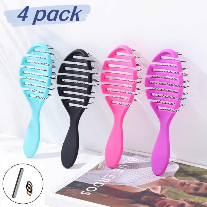 Wet Brush Speed Dry Hair Brush, Vented Design & Soft HeatFlex Bristles Are Blow Dry Safe - Ergonomic Handle Manages Tangles - Pain-Free Hair Accessories