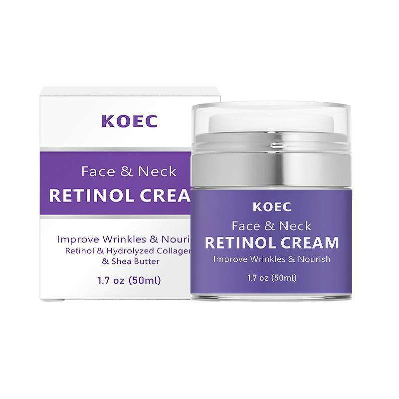 Retinol Face & Neck Cream, Moisturizing Face Cream, Hydrating Face Lotion, Face Moisturizer, Skin Care Product for Women & Men