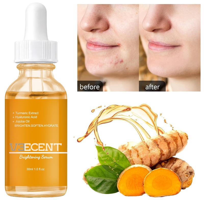 Turmeric Kojic Acid Facial Cleanser + Turmeric Hyaluronic Acid Serum Kit Skincare