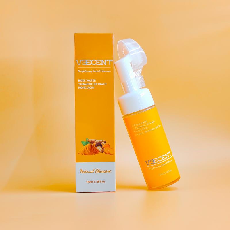 Turmeric Kojic Acid Facial Cleanser + Turmeric Hyaluronic Acid Serum Kit Skincare