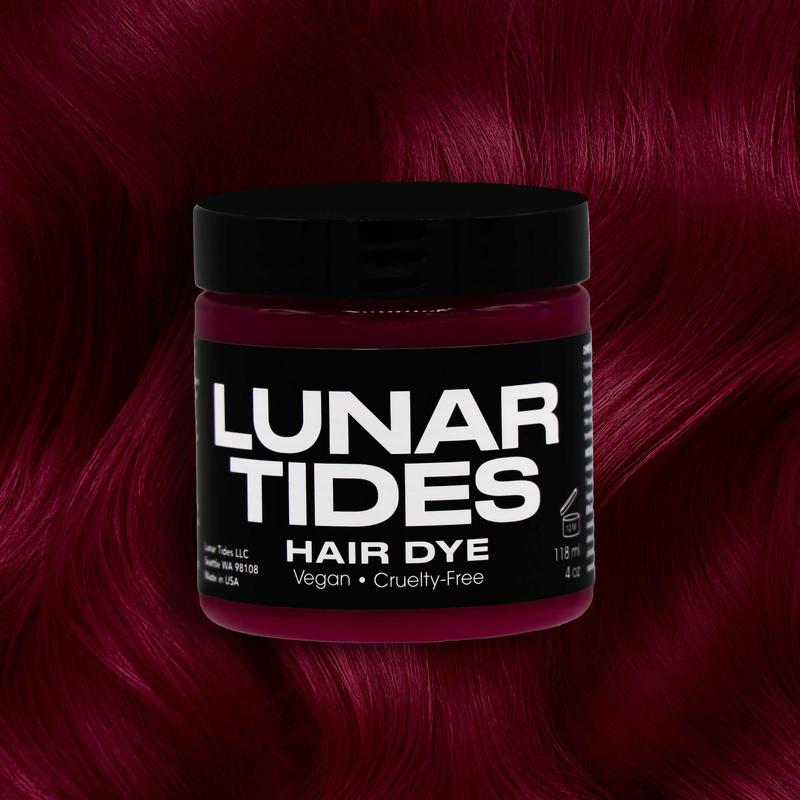 Lunar Tides Dark Red Pink Hair Color Semi-permanent - Cranbaby