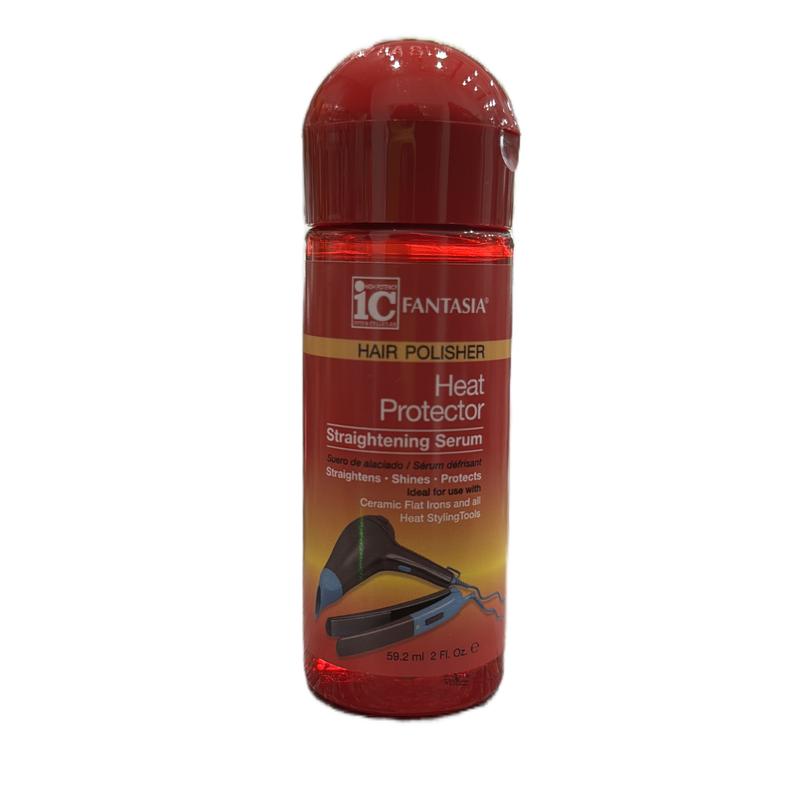 Fantasia Hair Polisher Heat Protector Straightening Serum 2oz