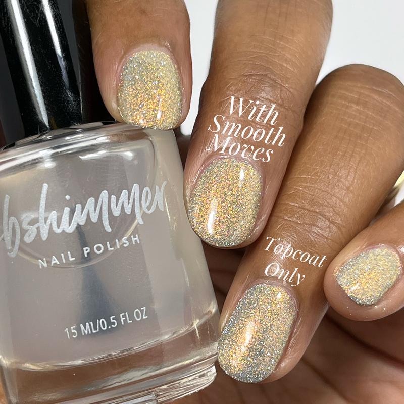 KBShimmer Smooth Moves Glitter Smoothing Topper