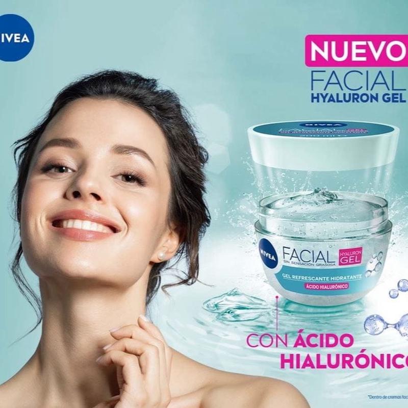 NIVEA Hyaluron Facial Care Refreshing Facial Gel with Hyaluronic Acid ideal for oily skin 200 ml Skincare nivea  water