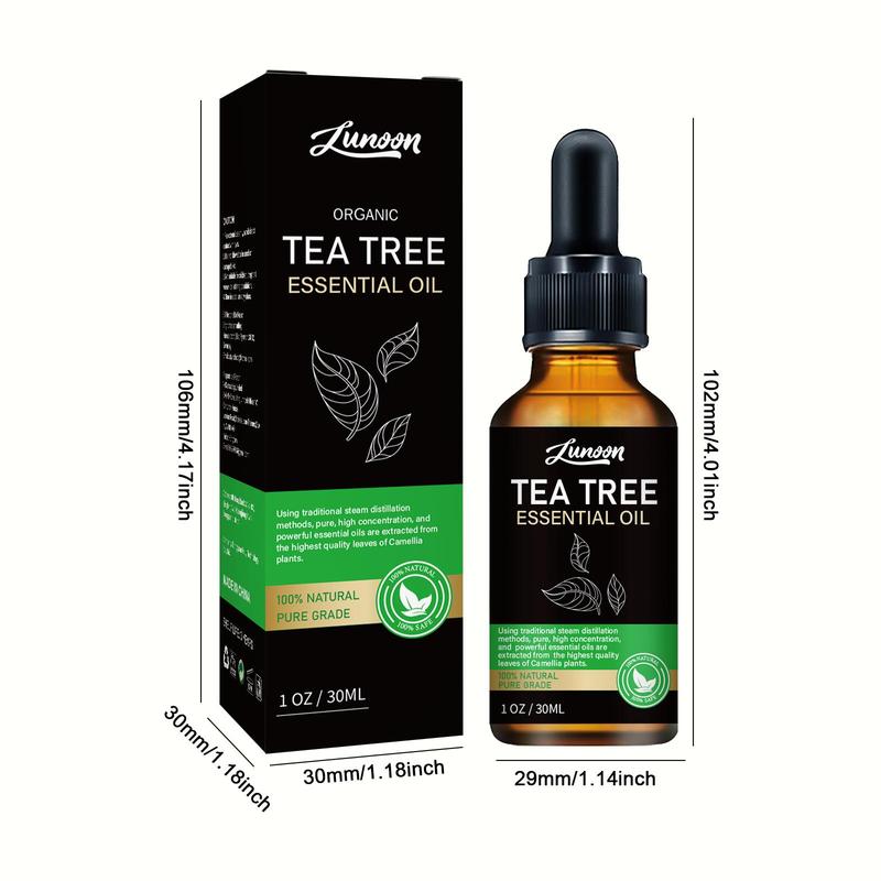 Tea Tree Essential Oil, 1 Box 2 Boxes Deeply Moisturizes Face, Body, Skin, and Hair Care Multi Effect Essential Oil, Hair Care Product